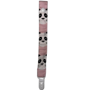Chupetero Panda rosa
