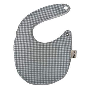 Babero Seersucker gris mini