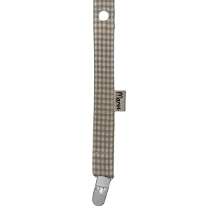 Chupetero Seersucker beige mini