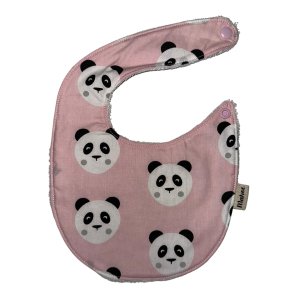 Babero Panda rosa